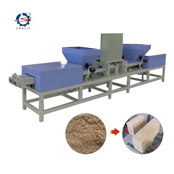 Sawdust Pallet Block Machine5